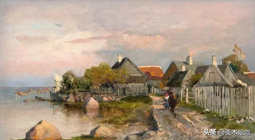 俄罗斯画家的风景油画,俄罗斯画家的油画艺术美到极致