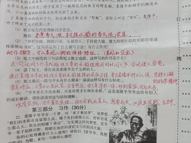 2021-2022语文六年级期末考试卷,六年级上册语文期末考试2022答案