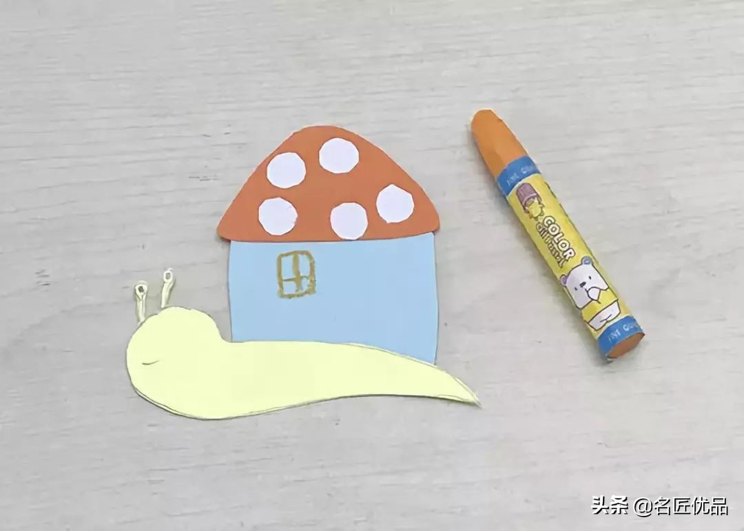 亲子手工制作幼儿园蜗牛,亲子创意手工大全蜗牛