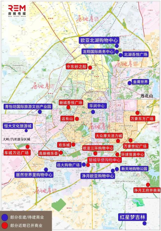 北湖没被遗忘，南城居民也开心了，2020三大商场赋能新板块