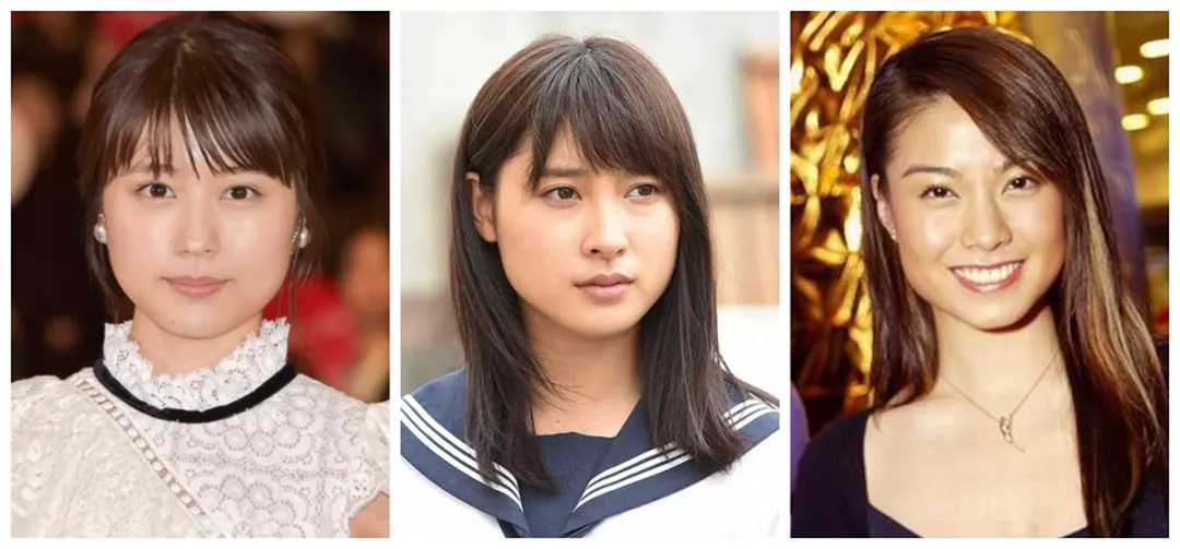 遮秃头又显脸小的刘海发型,头发遮大脸显脸小