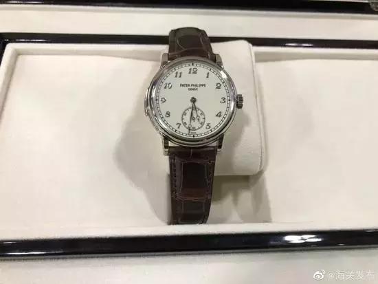 手上戴275万的手表被海关拦下,男子手上戴275万的名表被海关拦下