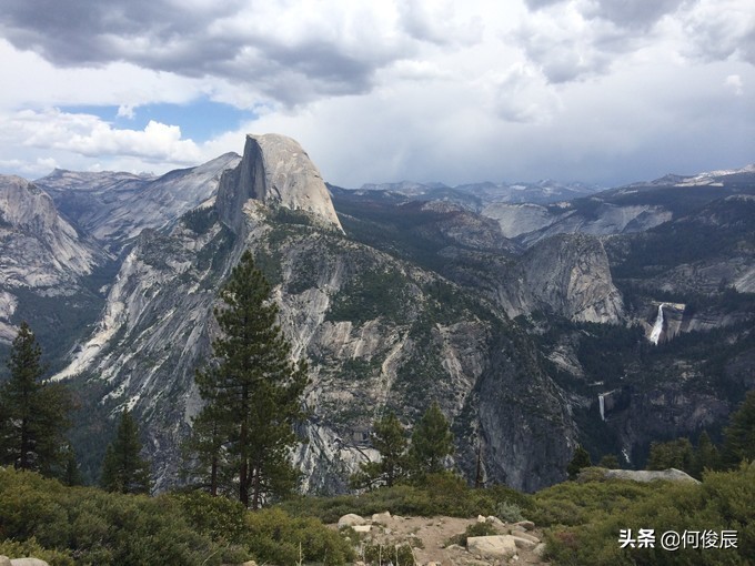 美国优胜美地冰川观景点,优胜美地冰川峰顶
