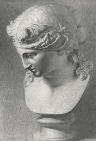 素描石膏像写生方法说课,素描石膏像入门教程