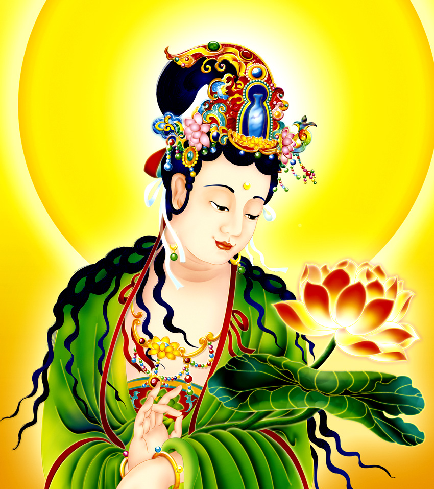 西方三圣是指阿弥陀佛图片,佛教西方三圣阿弥陀佛像