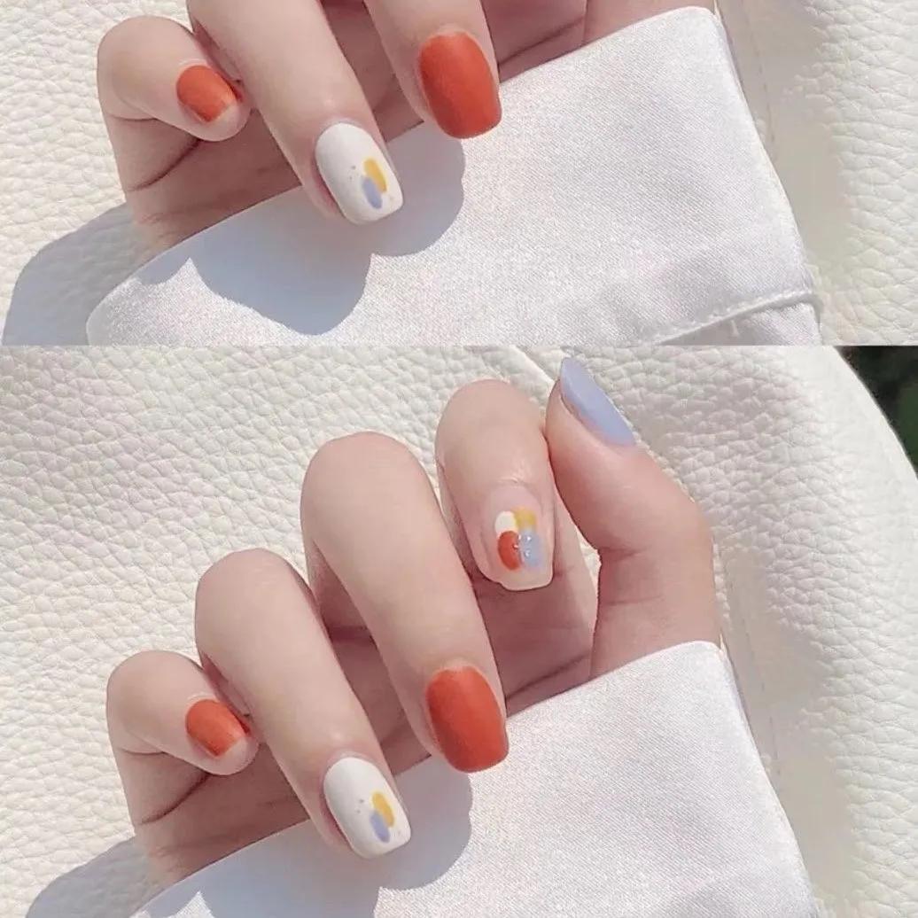 日式美甲颜值超高的美甲,报复性消费来啦