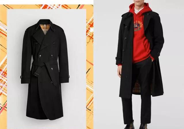 2021年秋冬款巴宝莉风衣女,2020款巴宝莉风衣黑色扣子