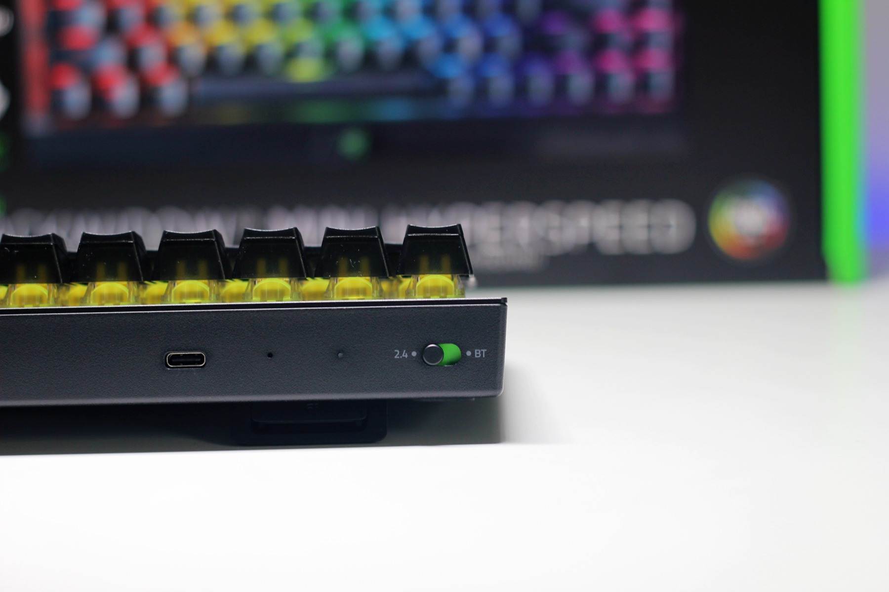 雷蛇键盘高级效果分享,雷蛇单手键盘改造