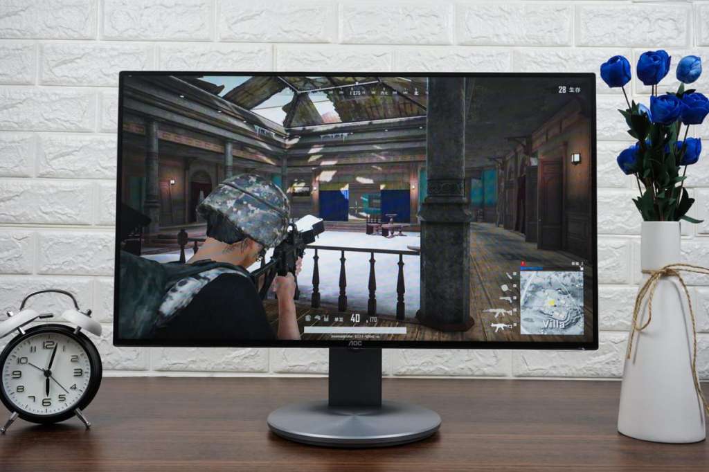 *击狙**U2417H，133%广色域四面微边入门专显AOCi2490PXZ评测报告