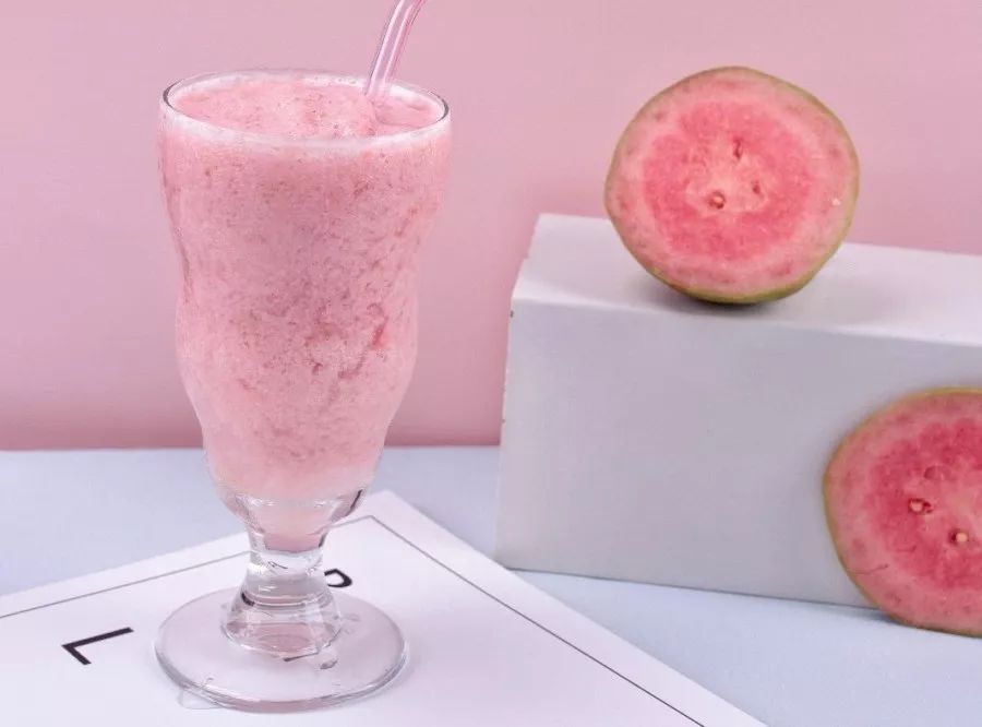 红芭乐沙冰,红心芭乐沙冰