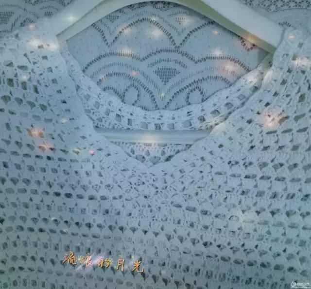 郁金香钩针连衣裙图案图解,钩针编织女士连衣裙视频图解过程