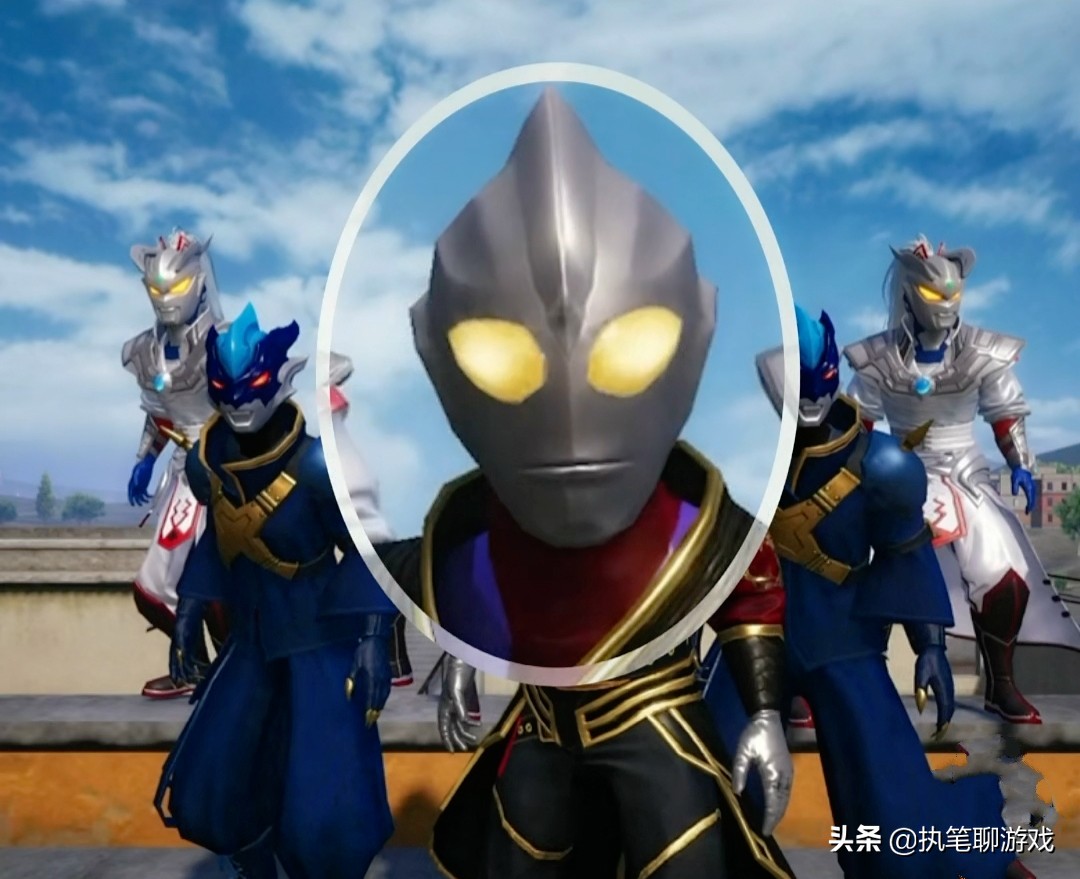吃鸡奥特曼戴头盔的效果,吃鸡奥特曼一级头盔