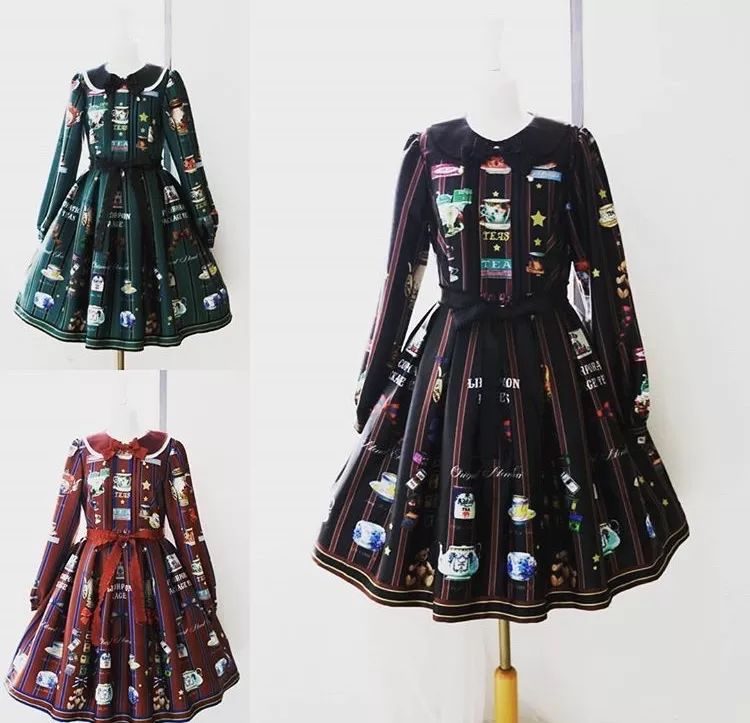 甜美系洛丽塔洋装图片,夏季黑色洛丽塔洋装