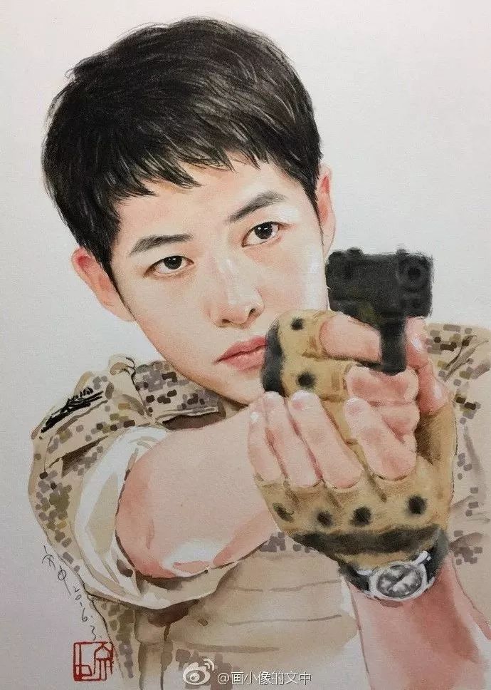 比起打印画，美院毕业的他，笔下这种彩铅水彩画才好看哭了~