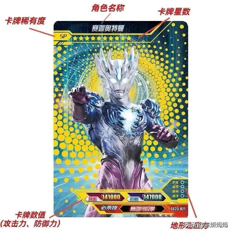 奥特曼卡片没有四个角,奥特曼第1张卡片