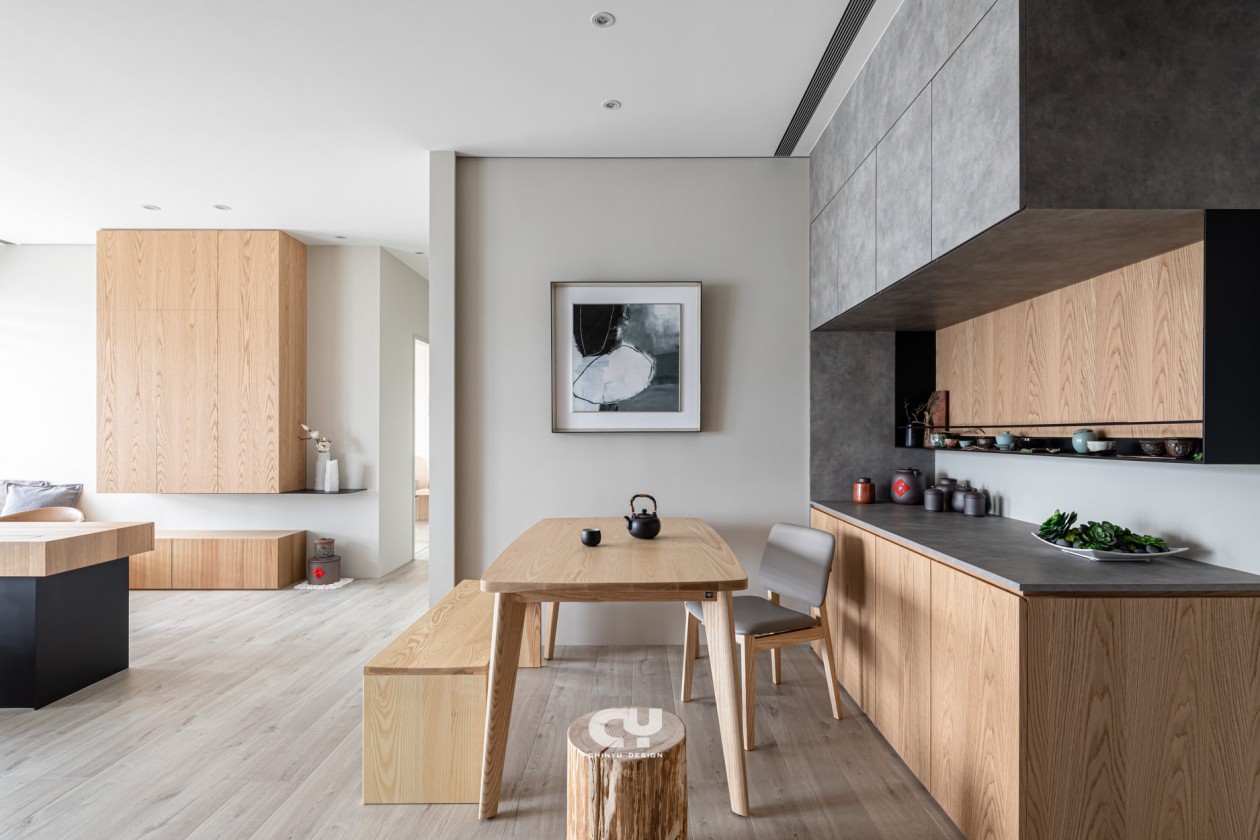 全屋原木定制中式家具,原木新中式日式格调家具