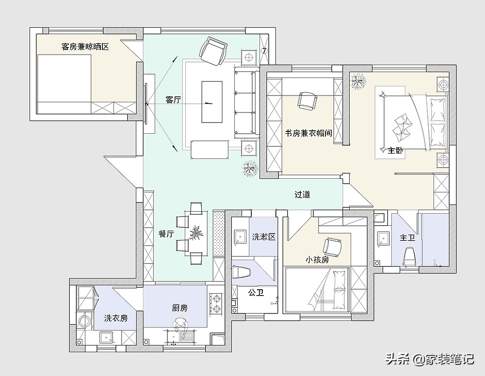 天津118平米新房,天津郊区110平婚房