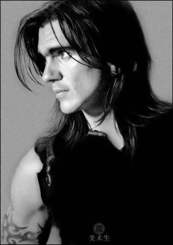 明星素描图片大全大图,画明星素描视频教程