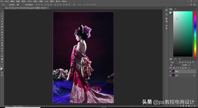 ps通道抠图怎么变黄色了,灰色人物图片怎么用ps通道抠图