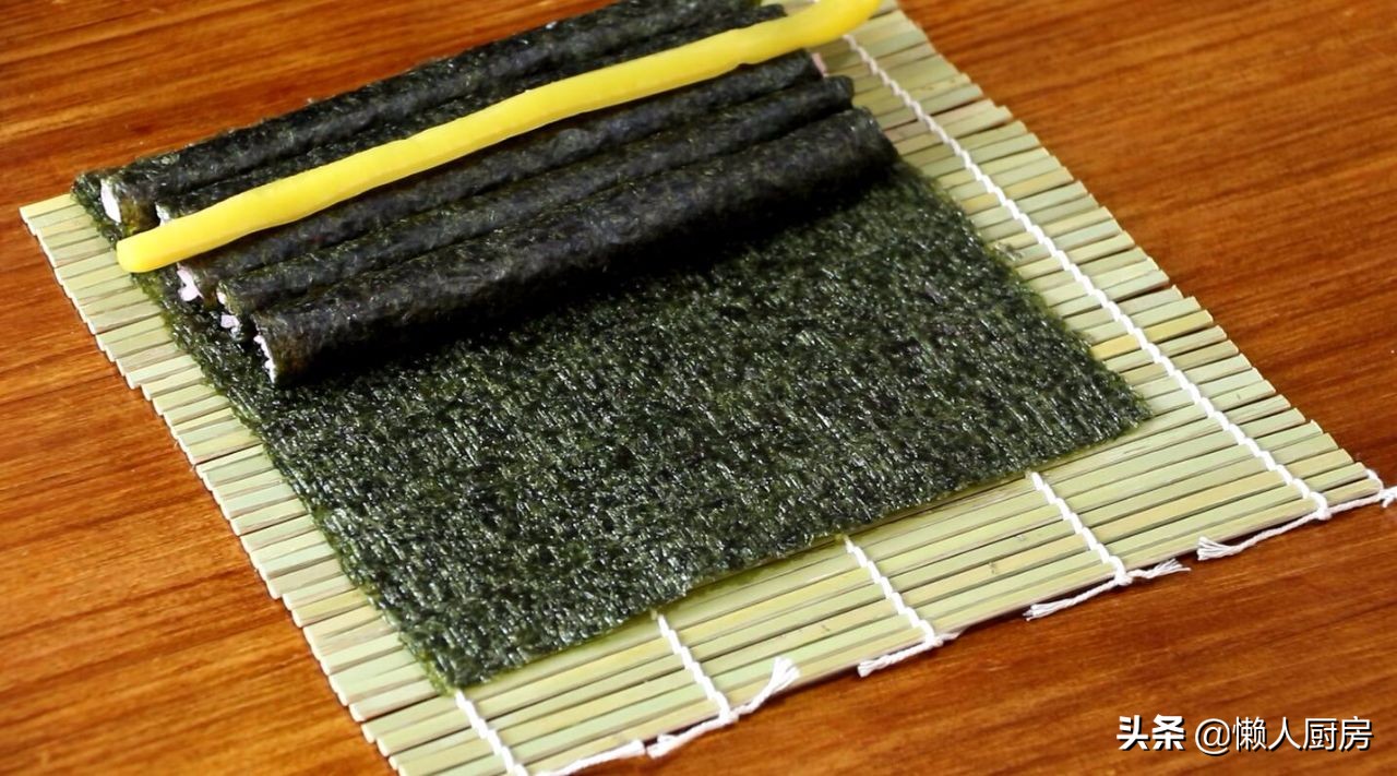 寿司的花样卷法,寿司基本卷花样