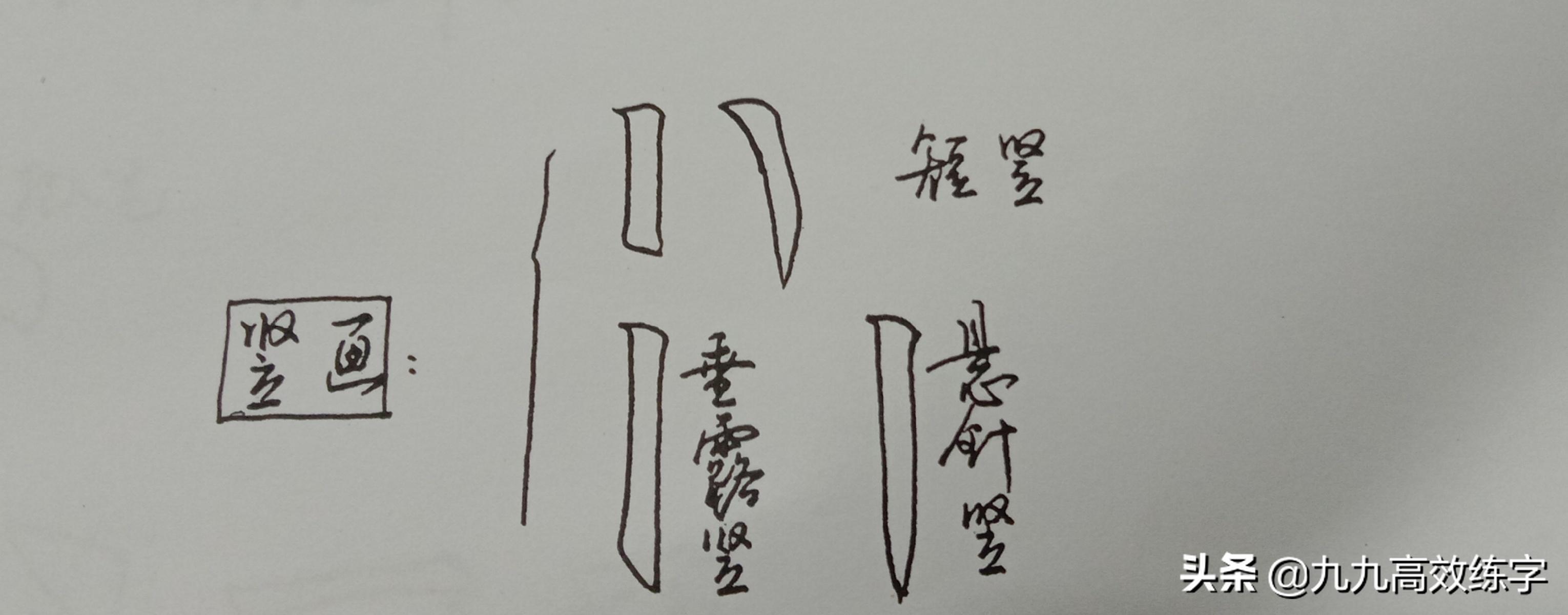 字的基本笔画练习方法,掌握这几个规律轻松写好楷书