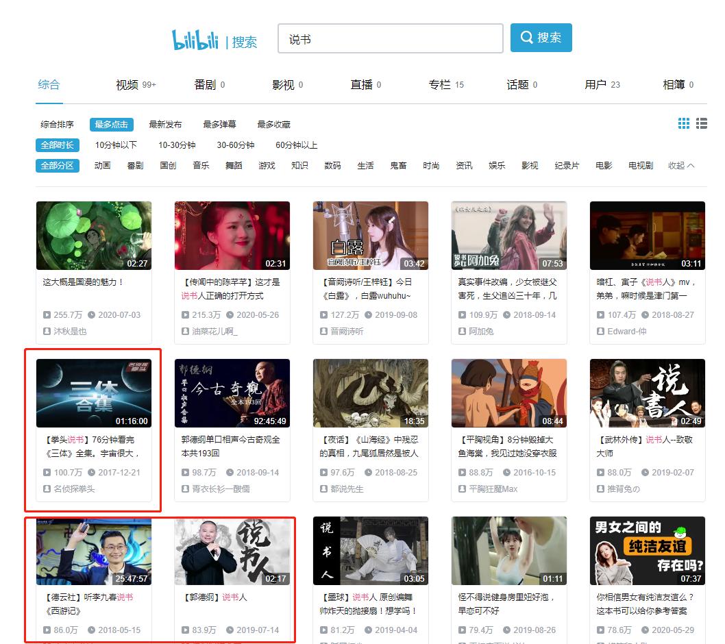 粤语讲古一览表,粤语讲古台