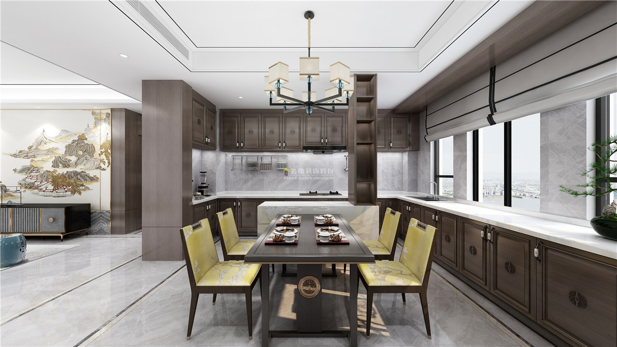 名雕新中式现代轻奢装修风格,名雕装修设计方案
