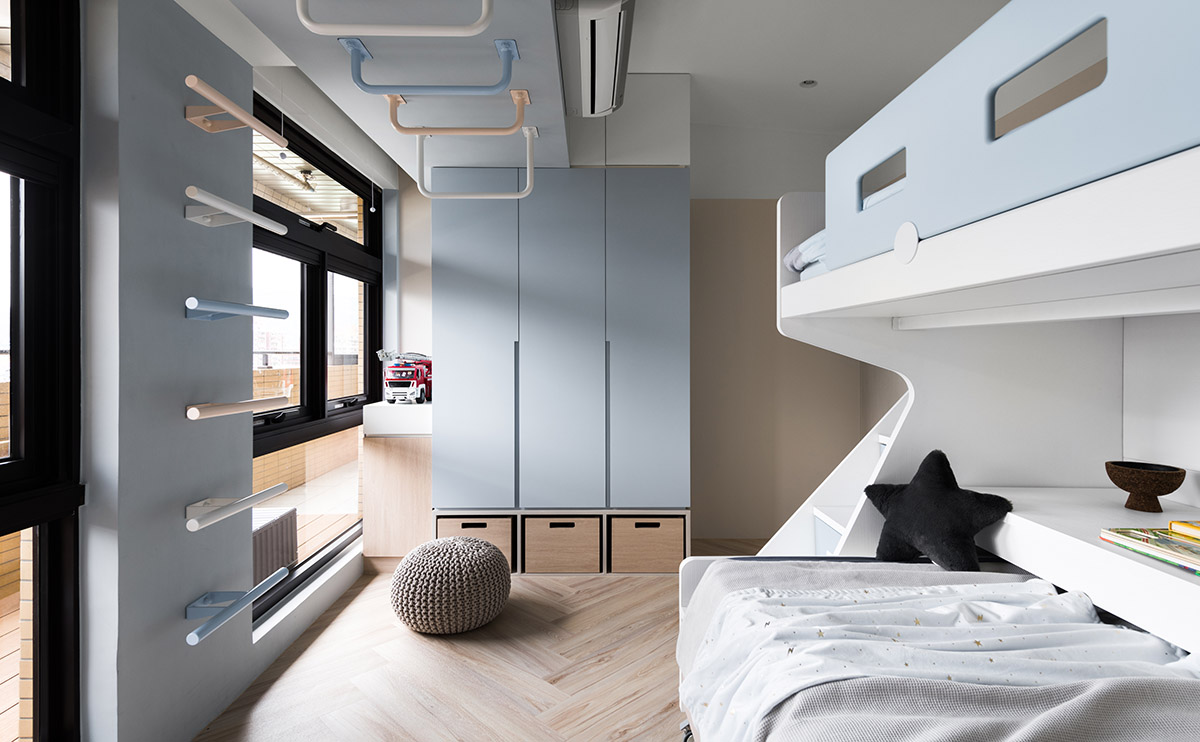 家庭多功能房兼健身房,家庭健身房和衣帽间一体