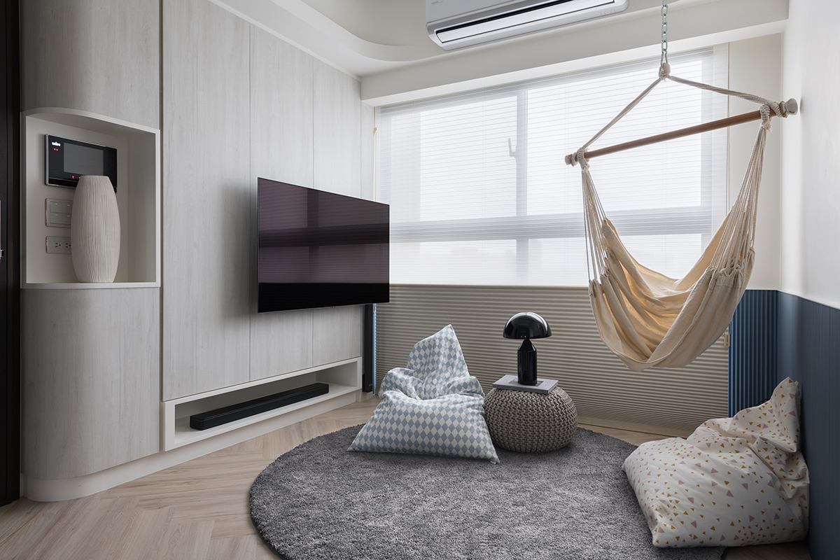 家庭多功能房兼健身房,家庭健身房和衣帽间一体