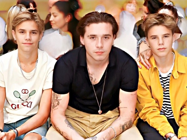 贝克汉姆布鲁克林和两个弟弟,贝克汉姆的三个儿子谁最帅