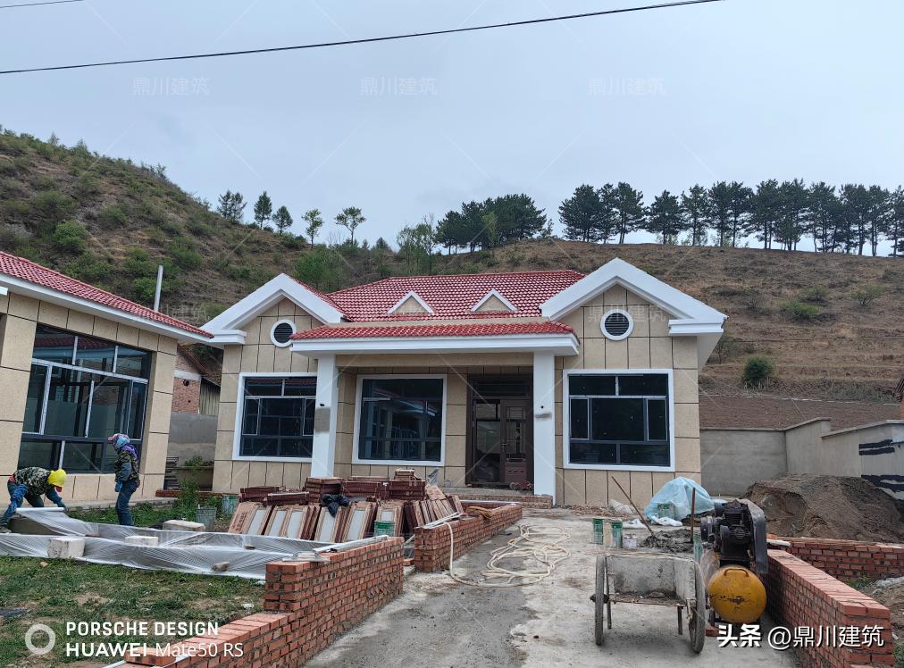 农村简约大气的建房,经济实惠的自建房实景图