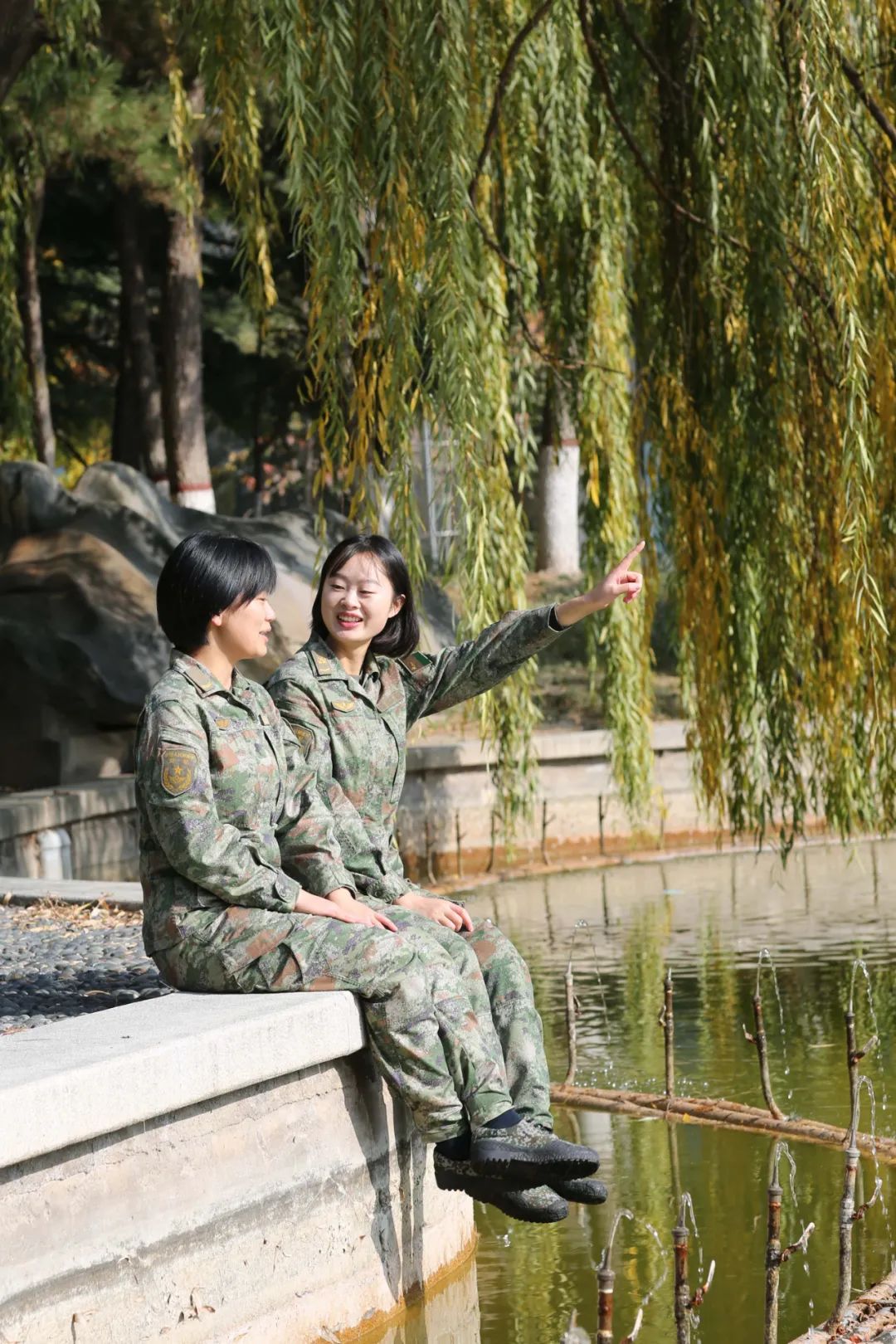 秋天军营风景,军营秋天