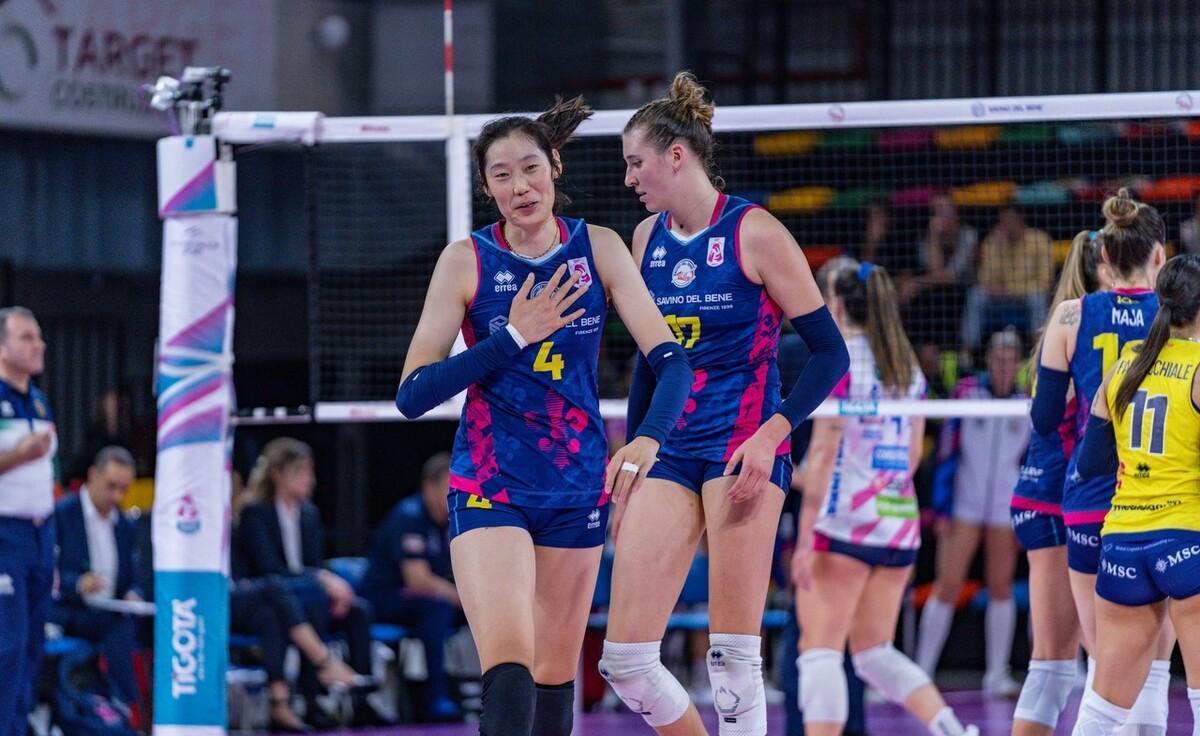 朱婷在意甲联赛决赛怎样了,朱婷带队夺意甲第四胜全程