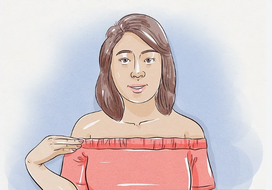 美人计露肩上衣,怎么穿露肩装不露肩带