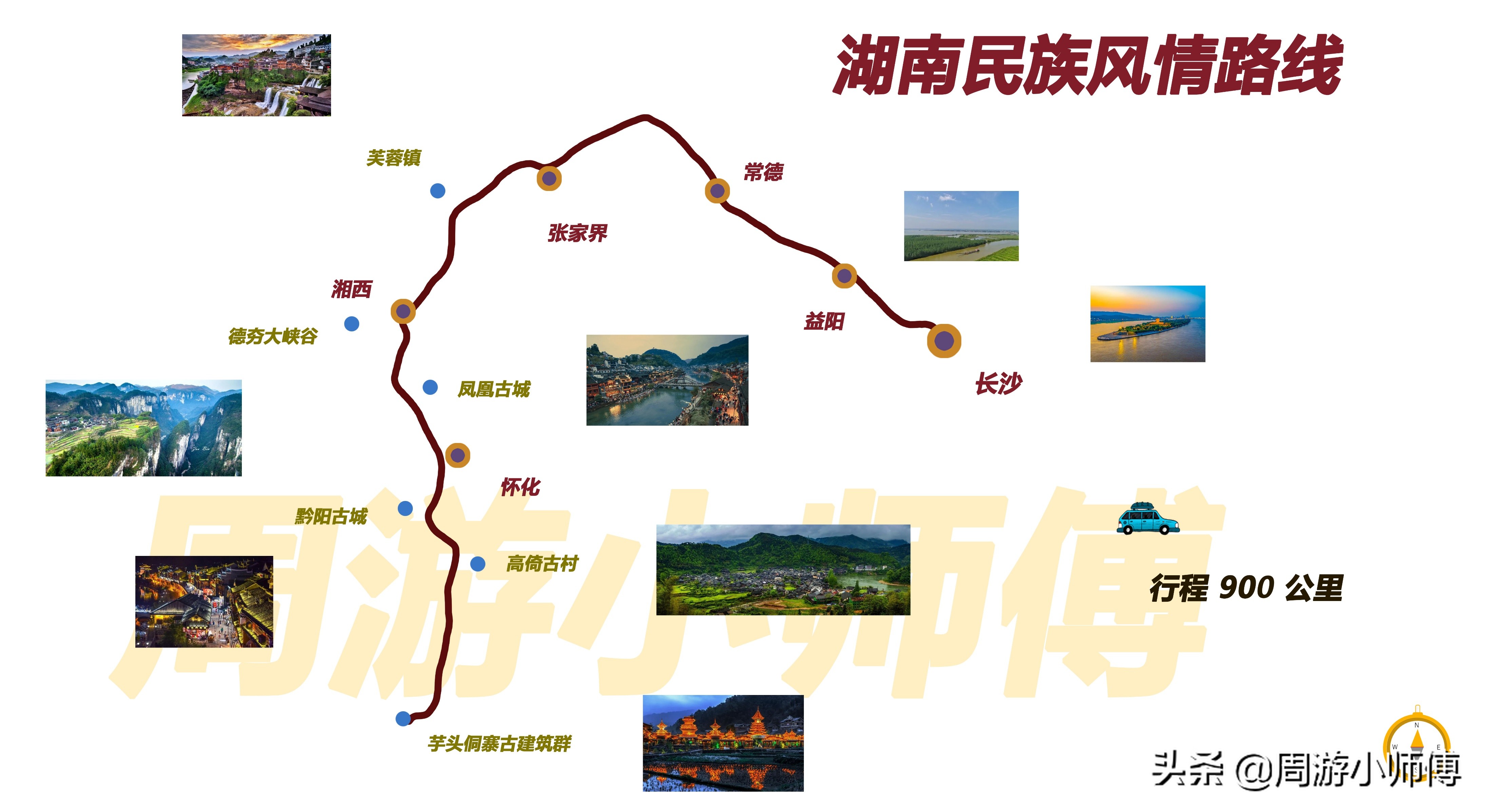 湖南自驾游最佳路线攻略图大全集,湖南自驾游攻略最佳线路图