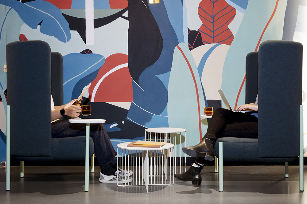 轻奢酒店风纽约Dock72写字楼大堂与公共空间设计欣赏