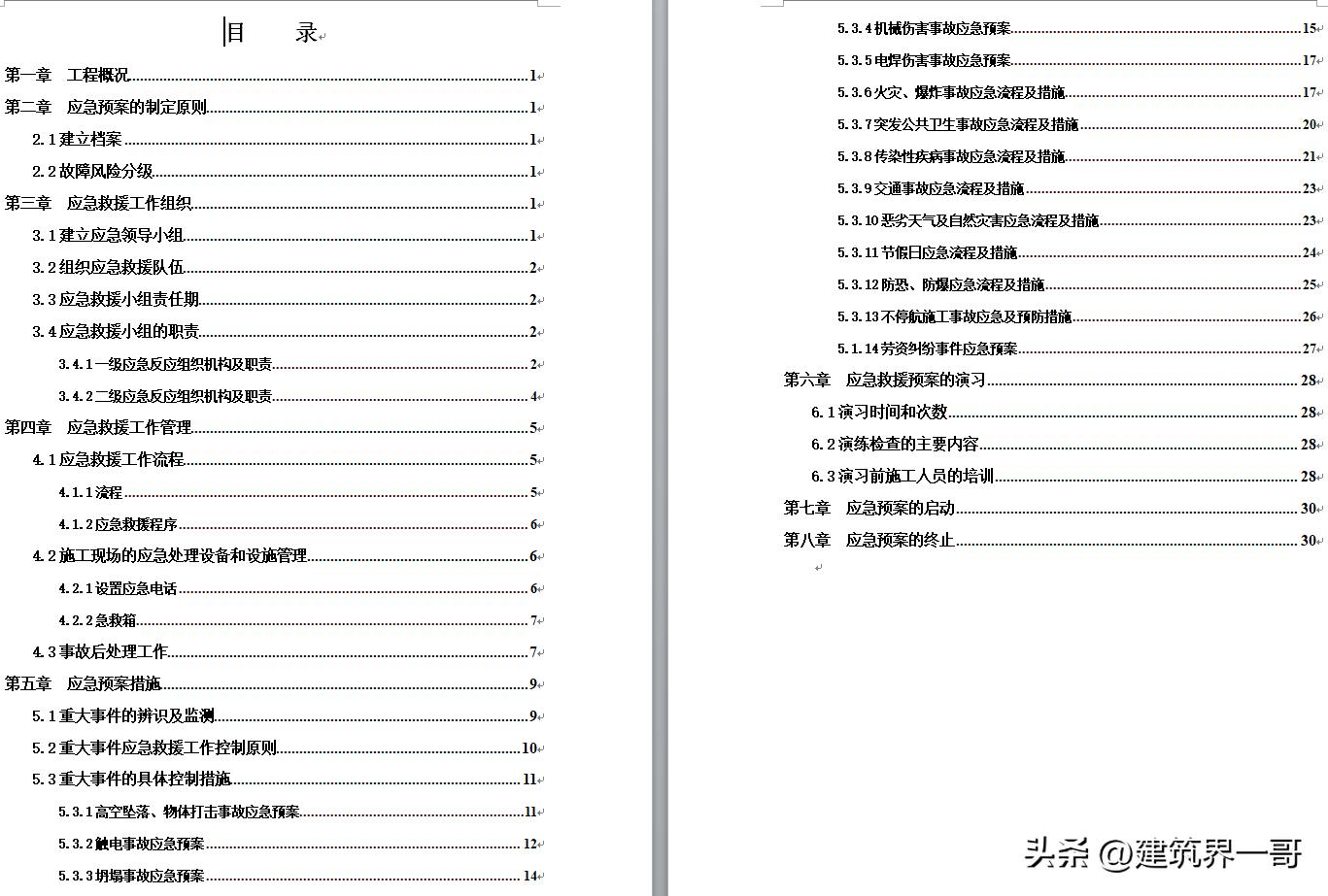 建筑工程应急预案有哪些方案,高层建筑工程应急预案