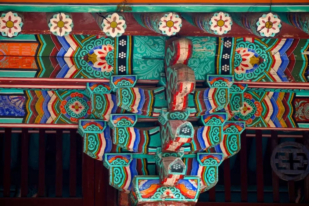 韩国色彩水彩画,韩国丹青