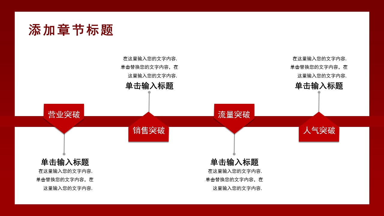 生产企业年底总结ppt模板,红色喜庆年会总结ppt模板