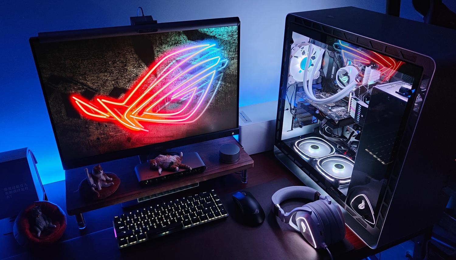 华硕rogstrixlcii360水冷,华硕rog吹雪360argb一体式水冷