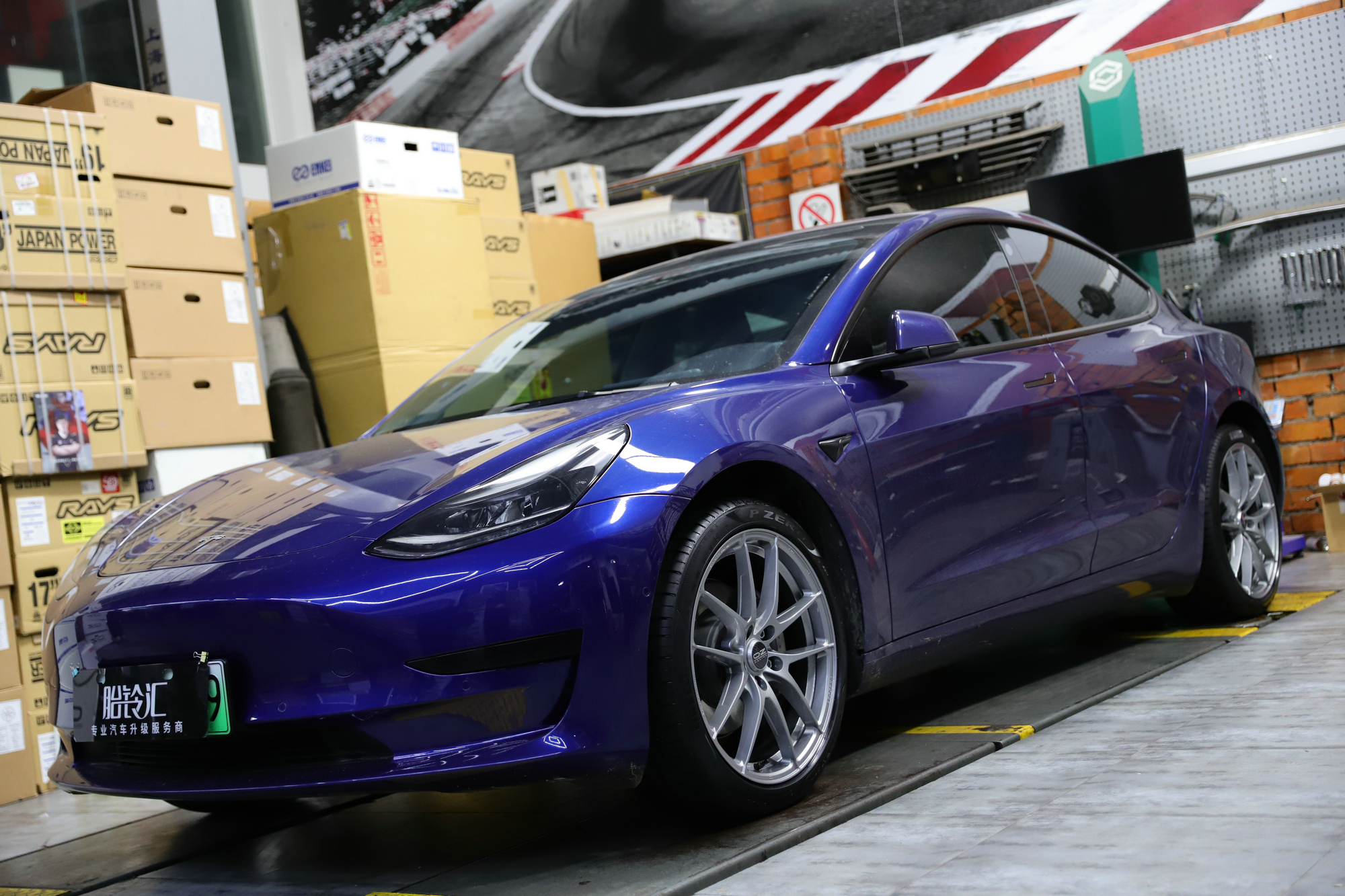 特斯拉model3改装models21寸轮毂,2021特斯拉model3改装案例