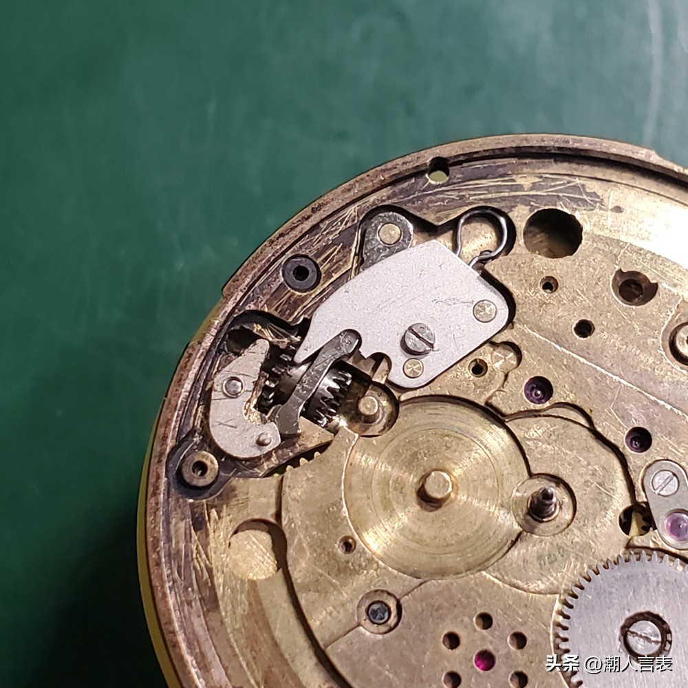 英纳格手表机芯保养全过程,英纳格1145机芯
