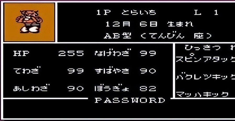 fc热血格斗老虎,fc热血格斗中最强人物