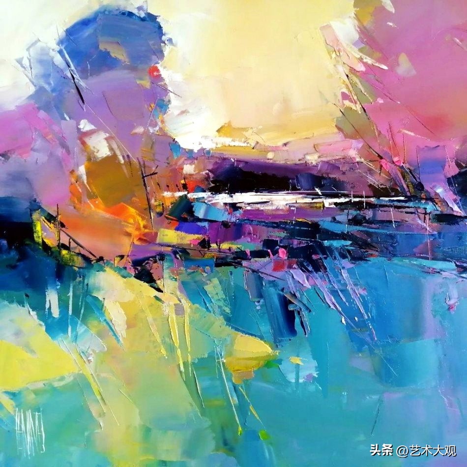 埃里克科佩尔风景油画作品欣赏,欧洲海滩风景油画作品欣赏