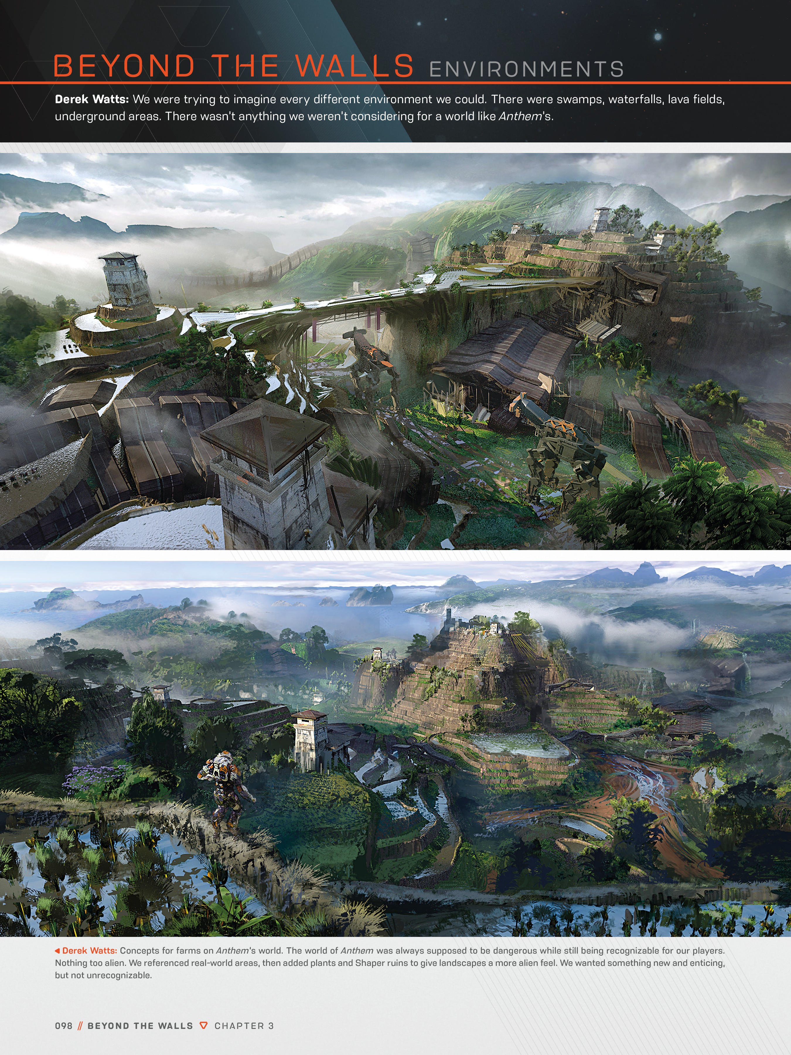 科幻怪与机械战甲的圣歌｜游戏TheArtofAnthem官方艺术设定集