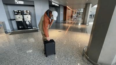 身高1米9也能HOLD住的差旅搭档——地平线8号城市脉搏拉杆箱