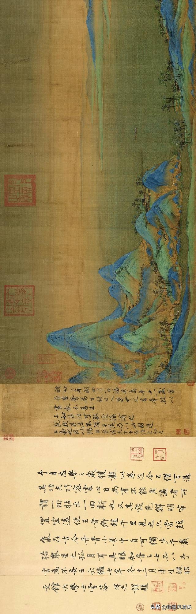 富春山居和千里江山哪个好绣,富春山居和千里江山