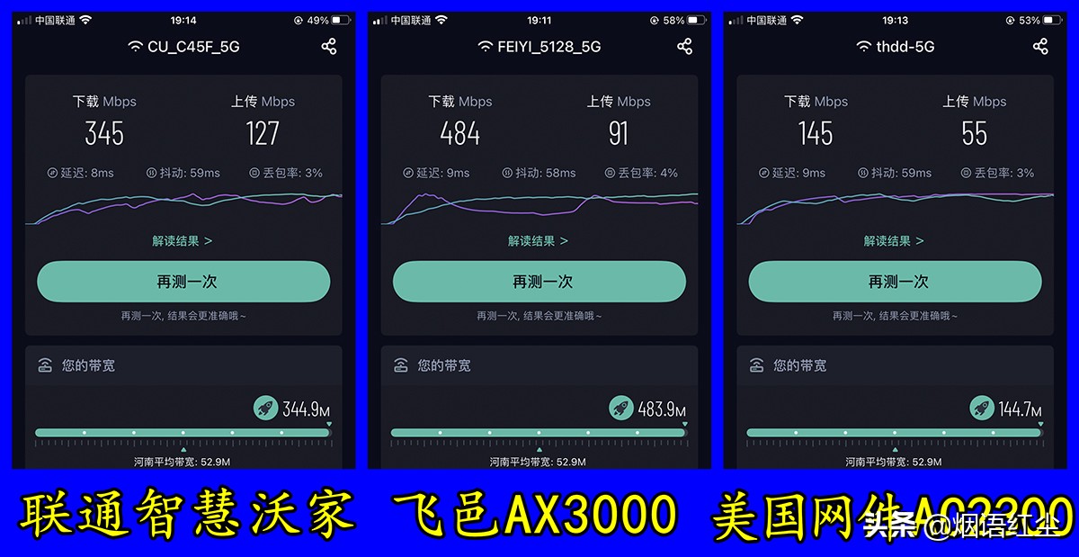 换了新路由，看大片再也不卡顿了