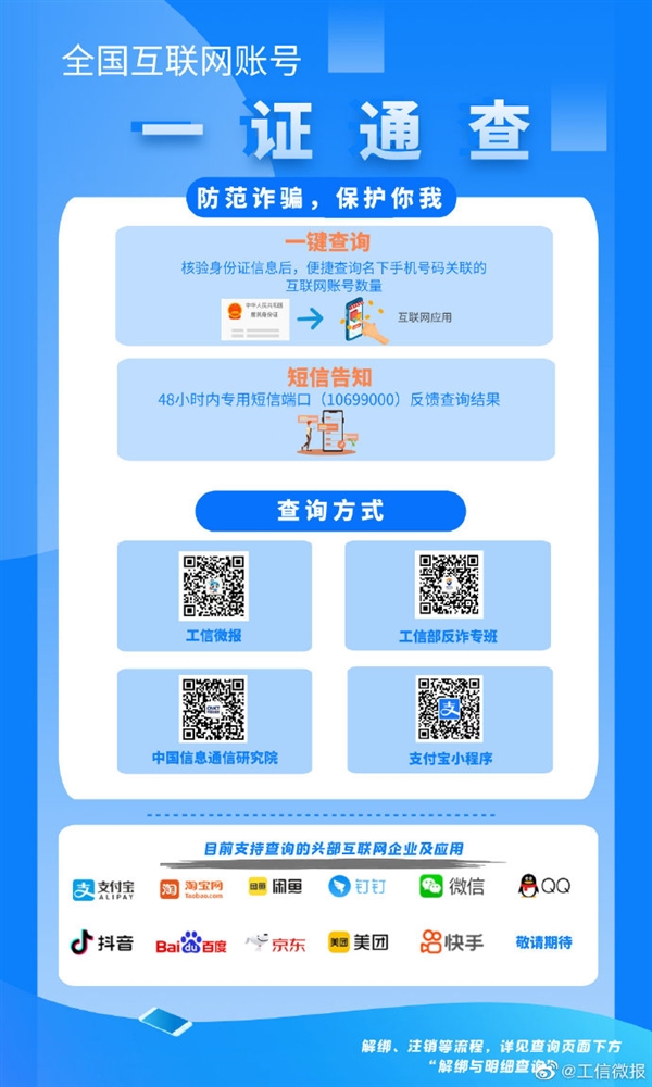 一键查询你名下手机号注册和绑定,查询手机号绑定了哪些注册了哪些