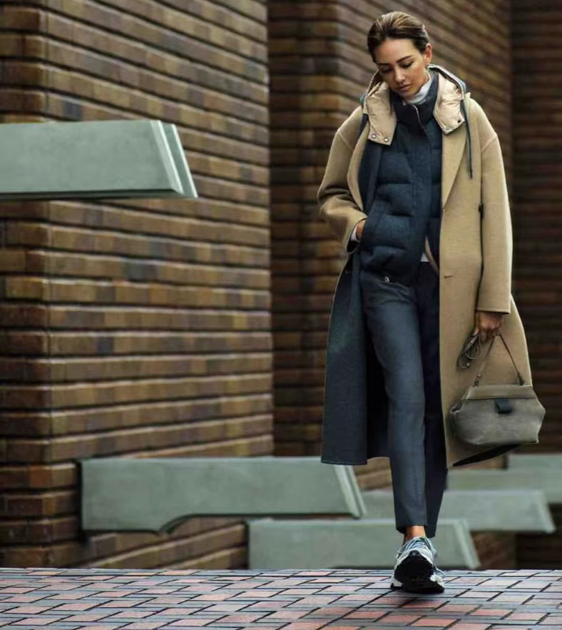 红格子大衣的穿搭技巧,穿大衣有技巧这样穿才好看